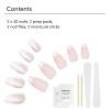 imageDashing Diva Magic Press Premium Nail Bundle  Fairytale Collection  Square Shape Press On Nails  Happily Ever After ampamp Tiki Hut  Long Lasting Gel Lasts Up to 7 Days  2 SetsThe Glazed French Collection