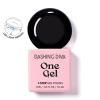 imageDashing Diva One Gel Magnetic Starter Kit  Iridescent Topper  3in1 Base Coat Nail Color ampamp Top Coat  Magnetic Polish  9Piece Manicure Set with LED Gel LampREAL BLACK