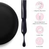 imageDashing Diva One Gel Magnetic Starter Kit  Iridescent Topper  3in1 Base Coat Nail Color ampamp Top Coat  Magnetic Polish  9Piece Manicure Set with LED Gel LampREAL BLACK