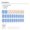 imageDashing Diva Patriotic Gloss Nail Strips  Blue Jean Baby  UV Free Chip Resistant Long Lasting Gel Nail Stickers  3Piece Manicure Set  Contains 32 Wraps 1 Prep Pad 1 FileLemme Get a Lemon