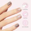 imageDashing Diva Patriotic Gloss Nail Strips  Blue Jean Baby  UV Free Chip Resistant Long Lasting Gel Nail Stickers  3Piece Manicure Set  Contains 32 Wraps 1 Prep Pad 1 FileLavendar Dreams