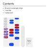 imageDashing Diva Patriotic Gloss Nail Strips  Blue Jean Baby  UV Free Chip Resistant Long Lasting Gel Nail Stickers  3Piece Manicure Set  Contains 32 Wraps 1 Prep Pad 1 FileNails That I Love