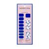 imageDashing Diva Patriotic Gloss Nail Strips  Blue Jean Baby  UV Free Chip Resistant Long Lasting Gel Nail Stickers  3Piece Manicure Set  Contains 32 Wraps 1 Prep Pad 1 FileFlor Azul