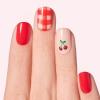imageDashing Diva Patriotic Gloss Nail Strips  Blue Jean Baby  UV Free Chip Resistant Long Lasting Gel Nail Stickers  3Piece Manicure Set  Contains 32 Wraps 1 Prep Pad 1 FileCherry Please