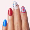 imageDashing Diva Patriotic Gloss Nail Strips  Blue Jean Baby  UV Free Chip Resistant Long Lasting Gel Nail Stickers  3Piece Manicure Set  Contains 32 Wraps 1 Prep Pad 1 FileNails That I Love