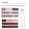 imageDashing Diva Patriotic Gloss Nail Strips Bundle  Salute ampamp Independent  UV Free Chip Resistant Long Lasting Gel Nail Stickers  Contains 2 SetsThe Fall Florals Collection