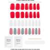 imageDashing Diva Winter Wonderland Gel Nail Strips  LED Lamp Compatible Long Lasting Chip Resistant  32 Salon Quality Wraps 2 Prep Pads 1 Nail FileAll Wrapped Up
