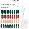 imageDashing Diva Winter Wonderland Gel Nail Strips  LED Lamp Compatible Long Lasting Chip Resistant  32 Salon Quality Wraps 2 Prep Pads 1 Nail FileVictorian Plaid