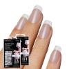 imageDashing Diva GelXtend Nail Tips 2 Pack  Clear Medium Length Round  Acrylic Nails with LED Glue  Lasts Up to 14 Days  False Nails  NoSoak Easy RemovalMedium Square