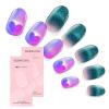 imageDashing Diva Glaze Nail Strip Duo  Glazed Collection  Strawberry Glaze ampamp Sangria Glaze  Long Lasting Chip Resistant SemiCured Gel Nail Strips  Contains 2 ColorsCosmic Hearts