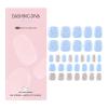 imageDashing Diva Glaze Pedicure Nail Strip Set  Blueberry Bliss  Long Lasting Chip Resistant SemiCured Gel Nail Strips  Summer Gel Set  4Piece Pedicure Kit with 32 StripsBlueberry Bliss