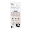 imageDashing Diva Magic Press Nail Set  Big Ego  Long Almond Press On Nails  Long Lasting Gel  Lasts Up to 10 Days  Summer Gel Set  4Piece Manicure Kit with 30 NailsCherry on Top