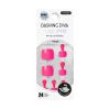 imageDashing Diva Magic Press Pedicure Set  Blank Slate  Press On Nails  Long Lasting Gel  Lasts Up to 10 Days  Summer Gel Set  4Piece Pedicure Kit with 24 NailsItaliana Tropicana