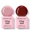 imageDashing Diva One Gel Color Duo  Pinks  Pointe ampamp Aristocrat  3in1 Base Coat Nail Color ampamp Top Coat  Gel Nail Polish Set  Contains 2 ColorsWines
