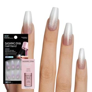imageDashing Diva GelXtend Design ampamp Removal Kit  Nail Tips ampamp Magic Off Remover  Acrylic Nails with LED Glue  Lasts Up to 14 Days  Press On Remover with Niacinamide and Castor Oil  Graceful GirlAiry Fairy