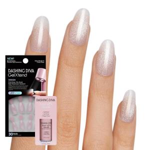 imageDashing Diva GelXtend Design ampamp Removal Kit  Nail Tips ampamp Magic Off Remover  Acrylic Nails with LED Glue  Lasts Up to 14 Days  Press On Remover with Niacinamide and Castor Oil  Graceful GirlBallet Beauty