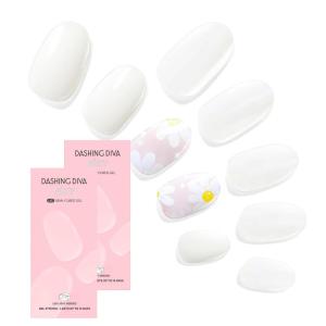 imageDashing Diva Glaze Nail Strip Duo  Glazed Collection  Strawberry Glaze ampamp Sangria Glaze  Long Lasting Chip Resistant SemiCured Gel Nail Strips  Contains 2 ColorsPerfect Petals
