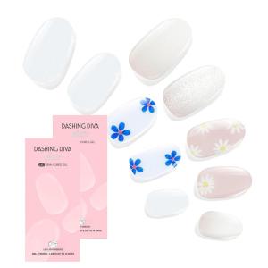 imageDashing Diva Glaze Nail Strip Duo  Glazed Collection  Strawberry Glaze ampamp Sangria Glaze  Long Lasting Chip Resistant SemiCured Gel Nail Strips  Contains 2 ColorsFloral Arrangements