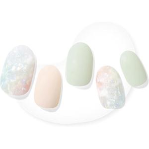 imageDashing Diva Glaze Nail Strips  Emerald Marble  Works with Any LED Nail Lamp  Long Lasting Chip Resistant Semicured Gel Nail Strips  Contains 34 Salon Quality Nail Wraps 2 Prep Pad 1 Nail FileEmerald Marble