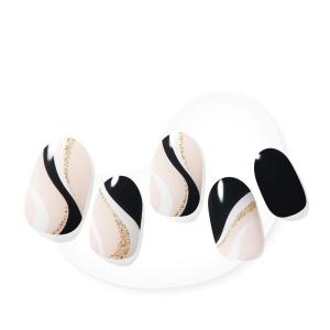 imageDashing Diva Glaze Nail Strips  Midnight Swirl  Works with Any LED Nail Lamp  Long Lasting Chip Resistant Semicured Gel Strips  34 Salon Quality Nude Gel Nails 1 Prep Pad 1 File