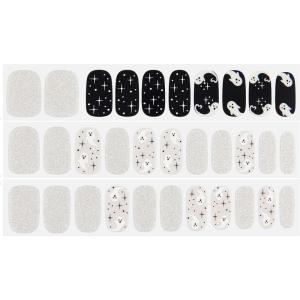 imageDashing Diva Gloss Halloween Nail Strips  Twisted Nightmare  UV Free Long Lasting Cute Halloween Gel Nail Stickers  Contains 32 Nail Wraps 1 Prep Pad 1 Nail FileGhostly Touch