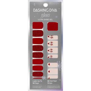 imageDashing Diva Gloss Mint Whirled  Whirled Rose Holiday  UV Free Chip Resistant Long Lasting Gel Nail Stickers With 32 Wraps Prep Pad Nail FileDeer Diary