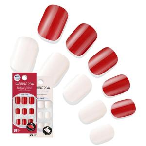 imageDashing Diva Magic Press Nail Bundle  Night ampamp Day Collection  Coffin Shape Press On Nails  After Hours ampamp Hollywoods Finest  Long Lasting Gel  Lasts Up to 7 Days  2 SetsThe White Chocolate Cherry Collection