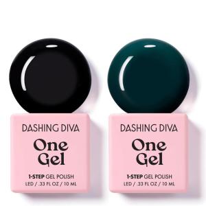 imageDashing Diva One Gel Color Duo  Pinks  Pointe ampamp Aristocrat  3in1 Base Coat Nail Color ampamp Top Coat  Gel Nail Polish Set  Contains 2 ColorsDarks