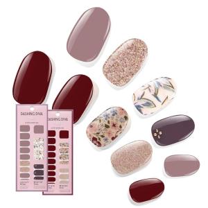 imageDashing Diva Patriotic Gloss Nail Strips Bundle  Salute ampamp Independent  UV Free Chip Resistant Long Lasting Gel Nail Stickers  Contains 2 SetsThe Fall Florals Collection