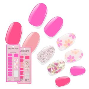 imageDashing Diva Patriotic Gloss Nail Strips Bundle  Salute ampamp Independent  UV Free Chip Resistant Long Lasting Gel Nail Stickers  Contains 2 SetsThe Bright Pinks Collection
