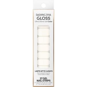 imageDashing Diva White Canvas Gloss Nail StripsWhite Canvas