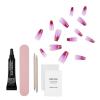 imageDashing Diva GelXtend Nail Set  Graceful Girl  Nude Ombre Nails  Lasts Up to 14 Days  Gel Nails  NoSoak Easy RemovalLight Brown