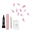 imageDashing Diva GelXtend Nail Set  Graceful Girl  Nude Ombre Nails  Lasts Up to 14 Days  Gel Nails  NoSoak Easy RemovalPink