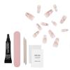 imageDashing Diva GelXtend Nail Set  Graceful Girl  Nude Ombre Nails  Lasts Up to 14 Days  Gel Nails  NoSoak Easy RemovalRed