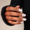 imageDashing Diva Glaze Nail Strips  Glacier Lilly  Works with Any LED Nail Lamp  Long Lasting Chip Resistant Semicured Gel Nail Strips  34 Salon Quality White Gel Nails 1 Prep Pad 1 Nail File
