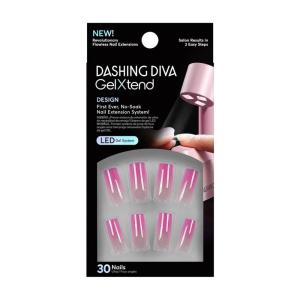 imageDashing Diva GelXtend Nail Set  Graceful Girl  Nude Ombre Nails  Lasts Up to 14 Days  Gel Nails  NoSoak Easy RemovalPink