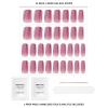 imageDashing Diva Glaze Nail Strips  Sangria Glaze  Works with Any LED Nail Lamp  Long Lasting Semicured Gel Nail Strips  Contains 34 Salon Soft Plum Nail Wraps 1 Prep Pad 1 Nail File