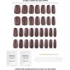 imageDashing Diva Glaze Nail Strips  Velvet Blush  Long Lasting Chip Resistant SemiCured Gel Nails  34 Salon Quality Nude Ombre SetEspresso Me