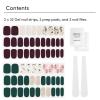 imageDashing Diva Gloss Nail Strips Bundle  The Winter Florals Collection Baby Bouquet ampamp Magnolia Vine  UV Free Chip Resistant Long Lasting Gel Stickers  Contains 2 SetsThe Winter Florals Collection