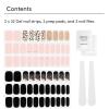 imageDashing Diva Gloss Nail Strips Bundle  The Winter Florals Collection Baby Bouquet ampamp Magnolia Vine  UV Free Chip Resistant Long Lasting Gel Stickers  Contains 2 SetsThe Black Cheetah Collection
