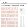 imageDashing Diva Gloss Nail Strips Bundle  The Winter Florals Collection Baby Bouquet ampamp Magnolia Vine  UV Free Chip Resistant Long Lasting Gel Stickers  Contains 2 SetsThe Classic Marble Collection