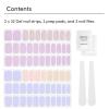 imageDashing Diva Gloss Nail Strips Bundle  The Winter Florals Collection Baby Bouquet ampamp Magnolia Vine  UV Free Chip Resistant Long Lasting Gel Stickers  Contains 2 SetsThe Pastel Collection