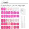 imageDashing Diva Gloss Nail Strips Bundle  The Winter Florals Collection Baby Bouquet ampamp Magnolia Vine  UV Free Chip Resistant Long Lasting Gel Stickers  Contains 2 SetsThe Bright Pinks Collection