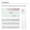 imageDashing Diva Gloss Nail Strips Bundle  The Winter Florals Collection Baby Bouquet ampamp Magnolia Vine  UV Free Chip Resistant Long Lasting Gel Stickers  Contains 2 SetsThe Glam Collection
