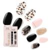 imageDashing Diva Gloss Nail Strips Bundle  The Winter Florals Collection Baby Bouquet ampamp Magnolia Vine  UV Free Chip Resistant Long Lasting Gel Stickers  Contains 2 SetsThe Black Cheetah Collection