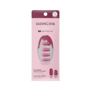 imageDashing Diva Glaze Nail Strips  Sangria Glaze  Works with Any LED Nail Lamp  Long Lasting Semicured Gel Nail Strips  Contains 34 Salon Soft Plum Nail Wraps 1 Prep Pad 1 Nail File