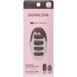 imageDashing Diva Glaze Nail Strips  Velvet Blush  Long Lasting Chip Resistant SemiCured Gel Nails  34 Salon Quality Nude Ombre SetEspresso Me