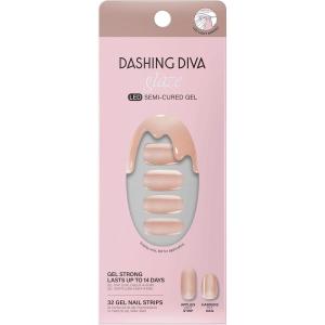 imageDashing Diva Glaze Nail Strips  Velvet Blush  Long Lasting Chip Resistant SemiCured Gel Nails  34 Salon Quality Nude Ombre SetRing the Alarm