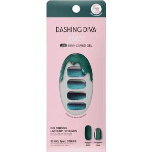 imageDashing Diva Glaze Nail Strips  Velvet Blush  Long Lasting Chip Resistant SemiCured Gel Nails  34 Salon Quality Nude Ombre SetStone Cold