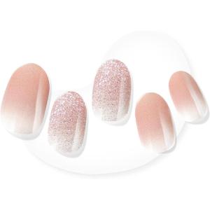 imageDashing Diva Glaze Nail Strips  Velvet Blush  Long Lasting Chip Resistant SemiCured Gel Nails  34 Salon Quality Nude Ombre SetVelvet Blush